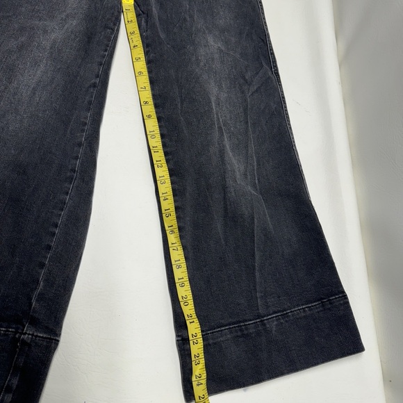 Free people deep V denim jump suit size 4 - Picture 5 of 9